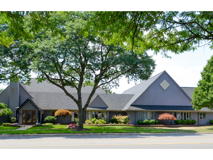Modern funeral home